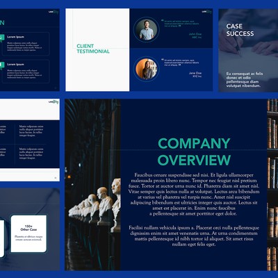 Presentation Template Design for LawStory