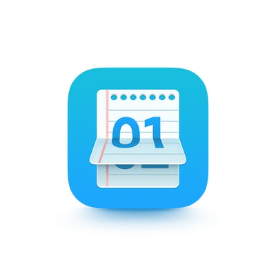 Word Count Notepad App Icon