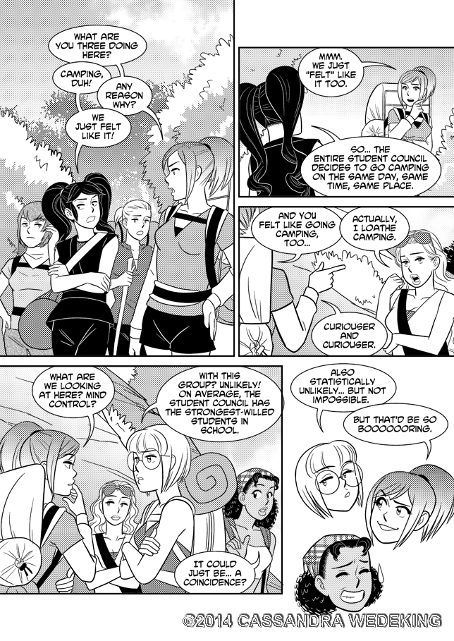 Comic page 64 from Magick Chicks